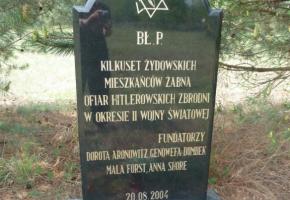 Cmentarz żydowski - miejsce egzekucji i pochówku ofiar Zagłady
